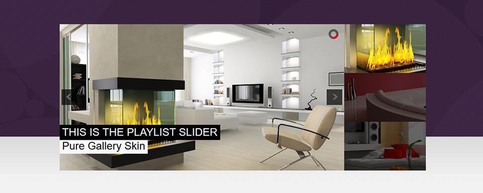 Playlist Slider - Website Boxed Size - Pure Gallery Skin